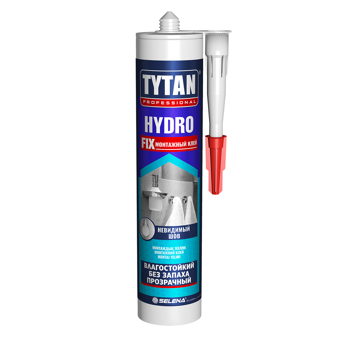 картинка TYTAN Professional Клей Hydro Fix водный прозрачный 310 мл (12шт/уп) от магазина Элемент