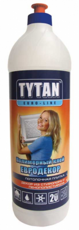 картинка TYTAN Euro Line полимерный клей Евродекор 1л (9шт/уп) от магазина Элемент