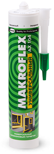 картинка МАКРОФЛЕКС. Герметик Makrosil АX 104 универс. 0,29 б/цветный (12 шт/уп) от магазина Элемент