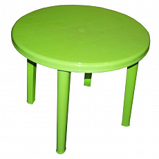 Стол круглый 90*75 см зеленый/пластик М2666