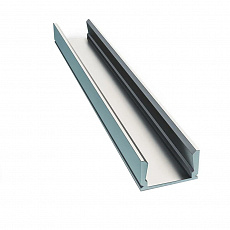 Профиль алюминиевый П-образный (швеллер) 15х15х15х1,5мм 2м серебро