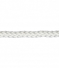 Шнур вязанно-плетенный ПП 8 мм хозяйств., белый, 20 м