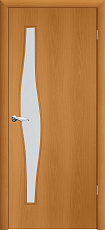Принцип Дверное полотно со стеклом БРИЗ миланский орех 900х2000мм