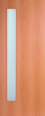 Принцип Дверное полотно со стеклом СТАНДАРТ миланский орех 900х2000мм