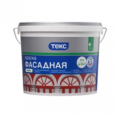 ТЕКС краска Фасадная ПРОФИ D 4,5 литров (18шт/ряд)