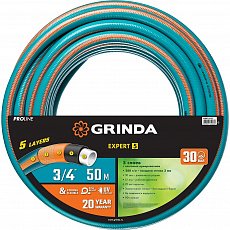 Шланг поливочный 5-сл армир Grinda ProLine Expert 1/2" бирюзовый 25 м/ПВХ 429007-1/2-20